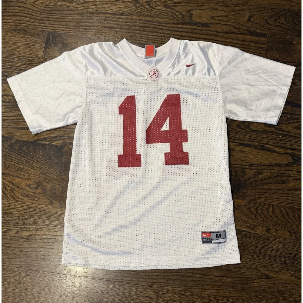 Nike Alabama Crimson Tide Jersey Youth Medium Football Y2k Vintage Kids NCAA